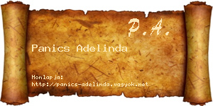 Panics Adelinda névjegykártya
